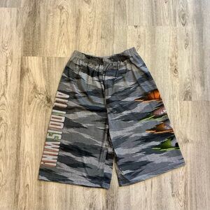 Kids Camo Graphic Pajama Shorts
